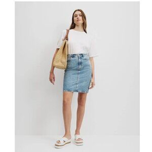 Country Road Denim Midi Skirt Sz 0-2